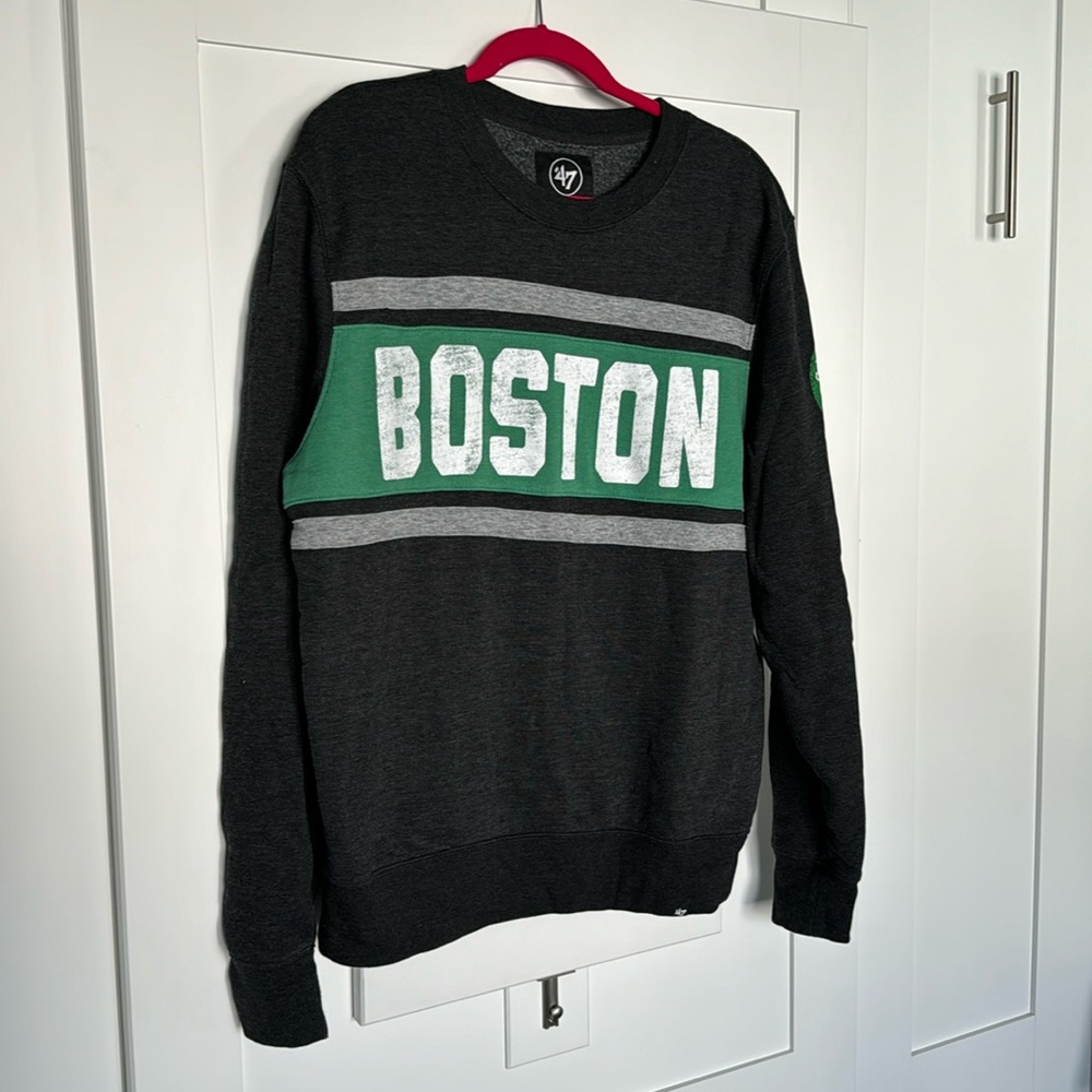 Celtics 47 Brand Crew Neck Sweater - Large